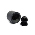 2-Piece, Black Rubber Door Holdback